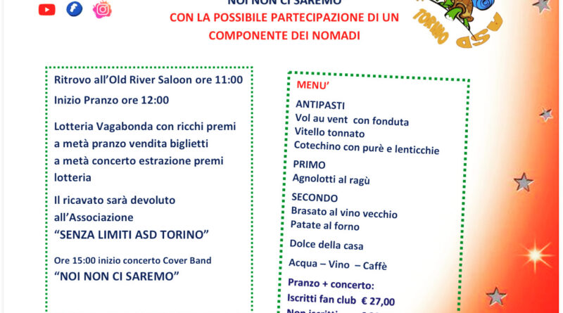 11 dicembre 2022 – Il pranzo di Natale del fanclub