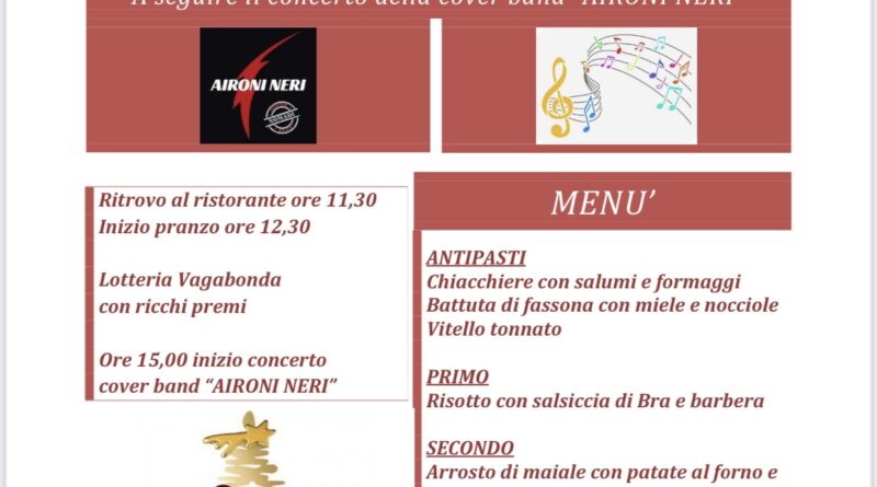 Il nostro Pranzo di Natale 2023!